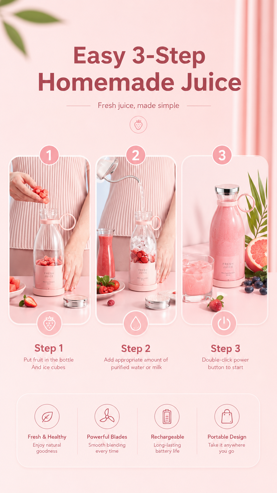 Mini Electric Blender